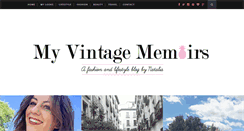 Desktop Screenshot of myvintagememoirs.com